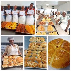 3 day bread baking class students