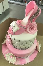 Ladies stiletto shoe cake
