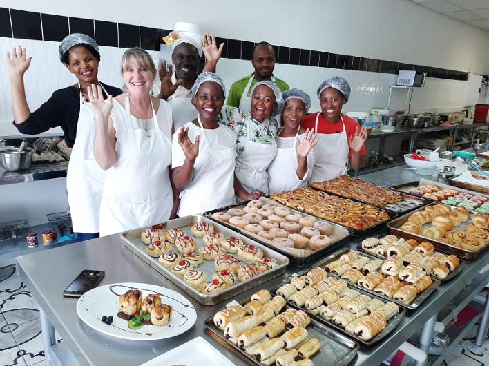 French pastry course students photo